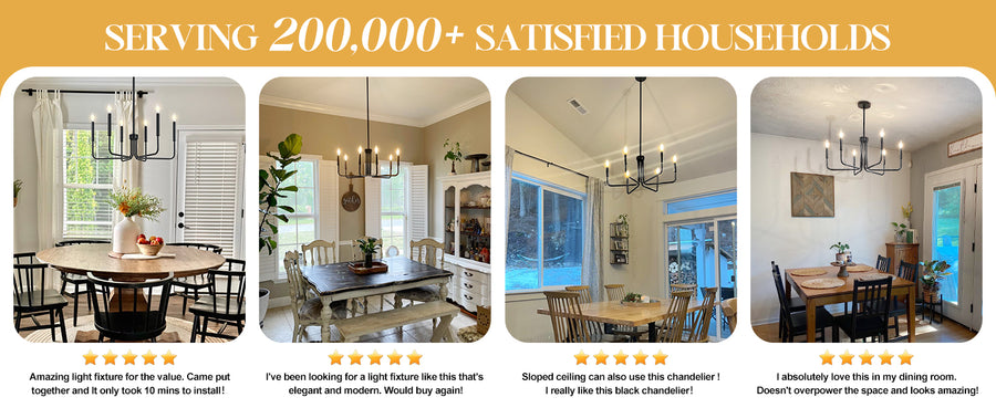 AVANT kovový luster, typ prívesku s ramenami, okrúhly, 6xE14, čierny