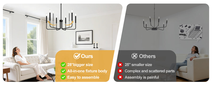 AVANT kovový luster, typ prívesku s ramenami, okrúhly, 6xE14, čierny