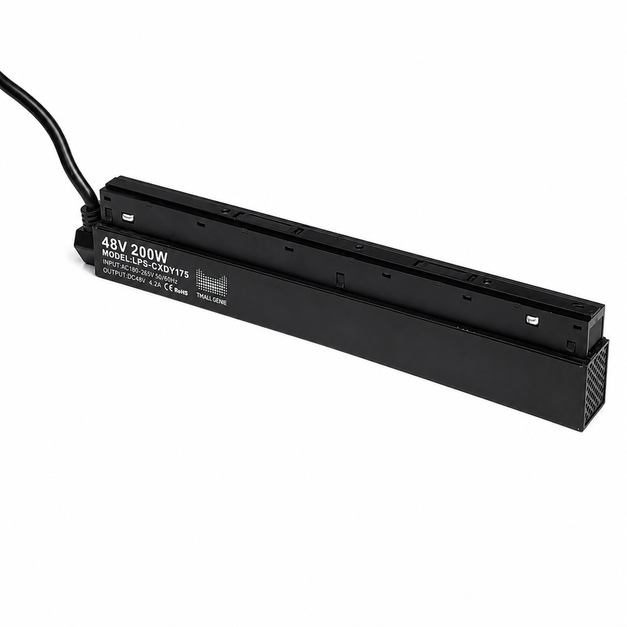 Alimentator Sina Magnetica ANGREN, 200W, Negru, Metal si Acrilic