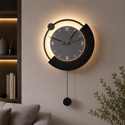 Luna dekoratívne nástenné LED svietidlo 83 W priemer 120 cm studené/neutrálne/teplé svetlo čierne