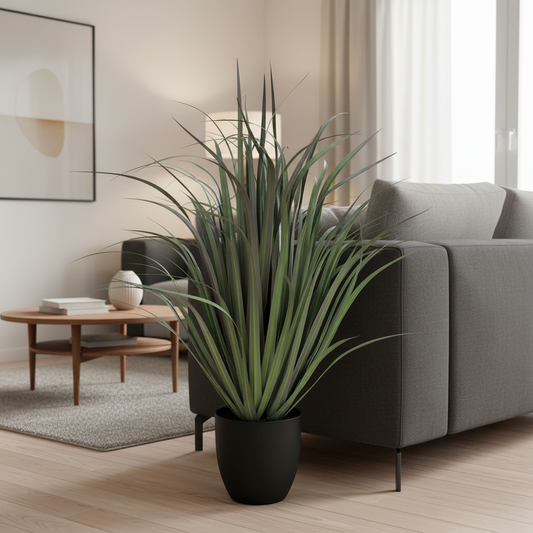 Aranjament în ghiveci, Planta Artificiala, Tip Bonsai cu aspect de arbore Secular, 93 cm, Verde