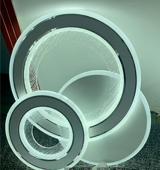 LED LED NYXORA CIRCO, 36W, 3 kruhy, studené/horúce/neutrálne svetlo, biele