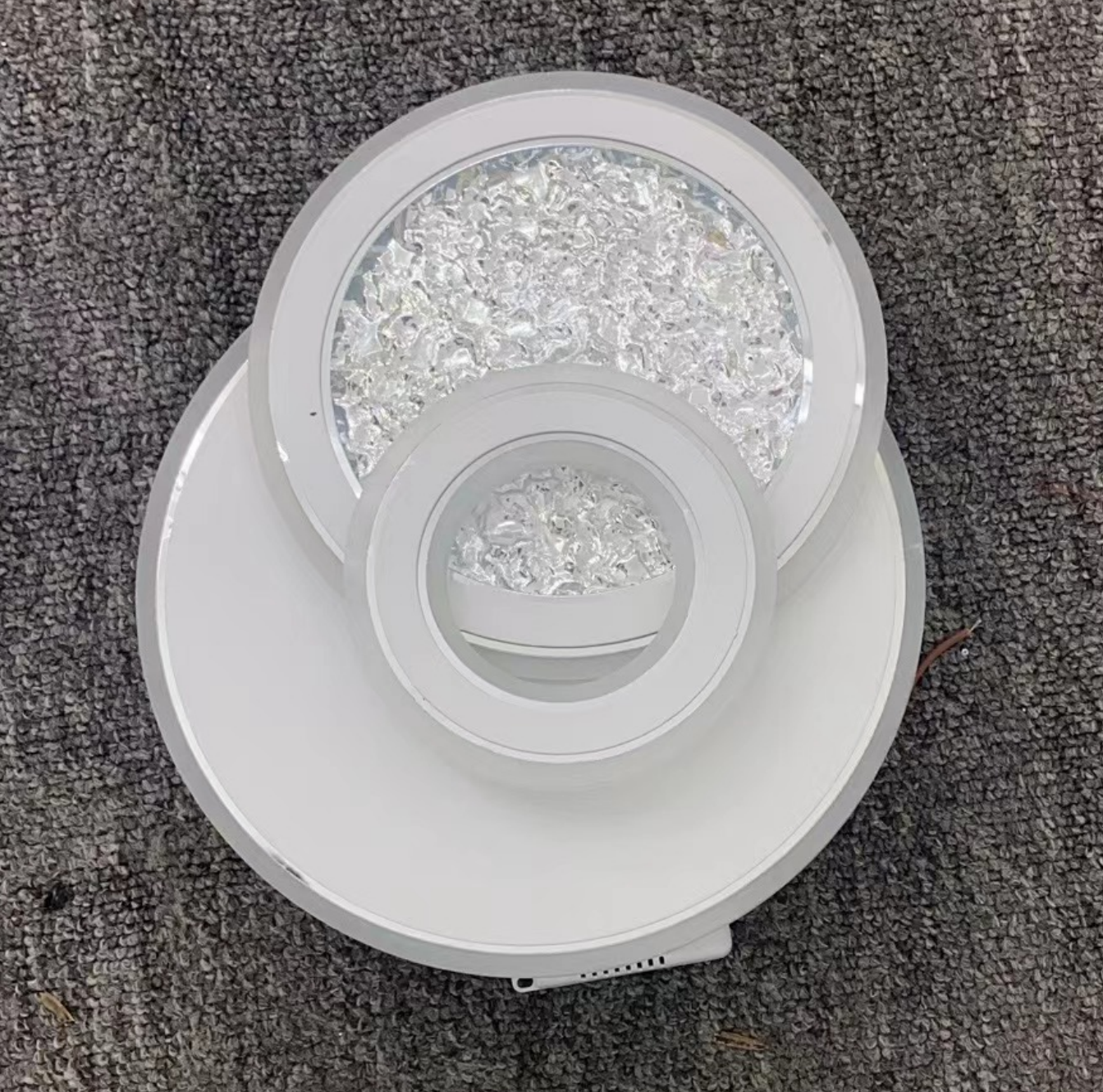 LED LED LED Kompacic Rondos, 36W, 3 kruhy, studené/horúce/neutrálne svetlo, biele