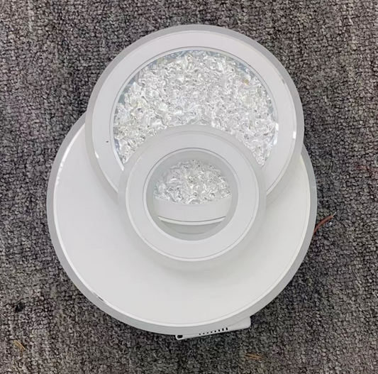 LED LED LED Kompacic Rondos, 36W, 3 kruhy, studené/horúce/neutrálne svetlo, biele