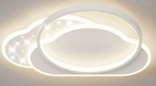 LED túžba s diaľkovým ovládaním Novia Puer, 125W, studené/horúce/neutrálne svetlo, nestabilné, biele