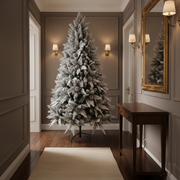 Decorațiune Brad Artificial GLEIS, 300 cm, 3000 vârfuri, Suport Metalic, Plastic, Verde