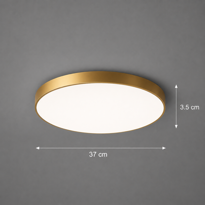 LED stropné svietidlo SOLIS 37cm 33W Cold Light Gold