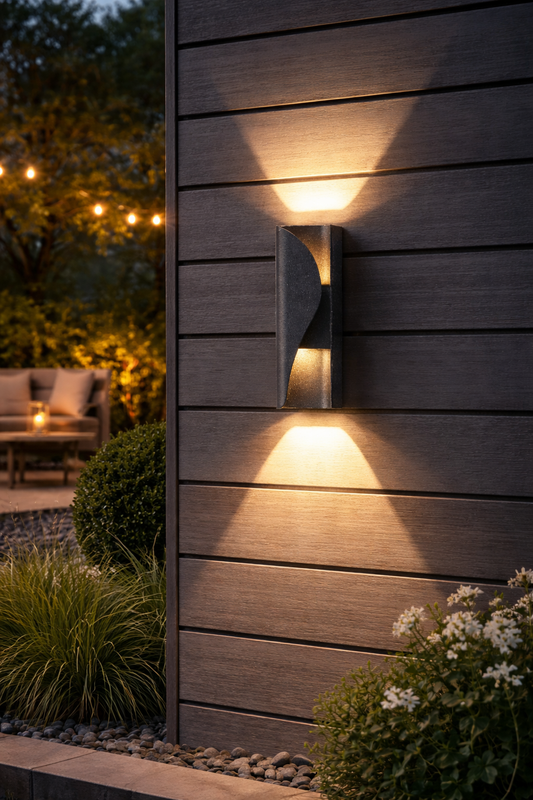 Fantázia aplikuje exteriér a interiér LED, 2 zdroje x 1w, IP65, kovové, čierne, 3000K