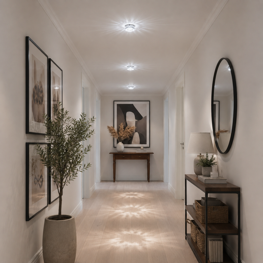 ORBITA LED Spot, 5 W, okrúhle, studené svetlo + RGB, biele, živicové a sklenené LED Spot Predvolený názov Alessandro Design