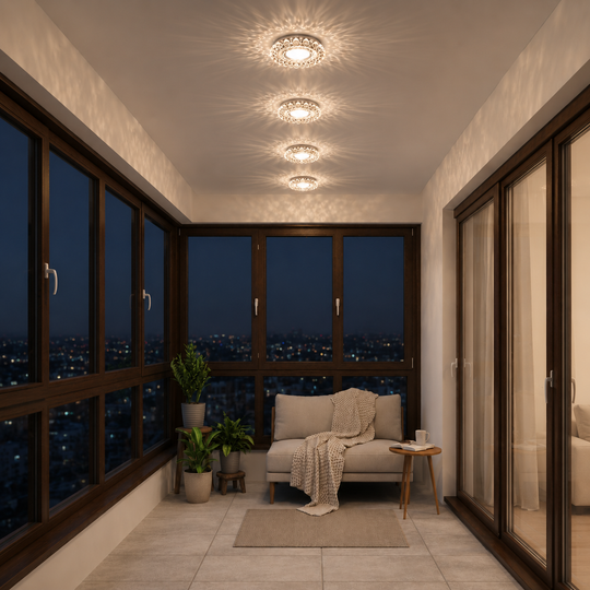 ORBITA LED Spot, 5 W, okrúhle, studené / teplé svetlo, starožitný bronz, živica a sklo LED Spot Predvolený názov Alessandro Design