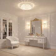 LED Spot ORBITA, 5W, okrúhle, studené svetlo + RGB, biela, živica a sklo