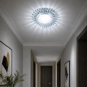 LED Spot ORBITA, 5W, okrúhle, studené svetlo + RGB, biela, živica a sklo
