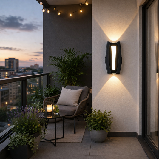 Fantázia aplikuje exteriér a interiér LED, 2 zdroje x 1w, IP65, kovové, čierne, 3000K