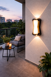 Fantázia aplikuje exteriér a interiér LED, 2 zdroje x 1w, IP65, kovové, čierne, 3000K