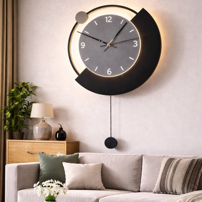 Luna dekoratívne nástenné LED svietidlo 83 W priemer 120 cm studené/neutrálne/teplé svetlo čierne