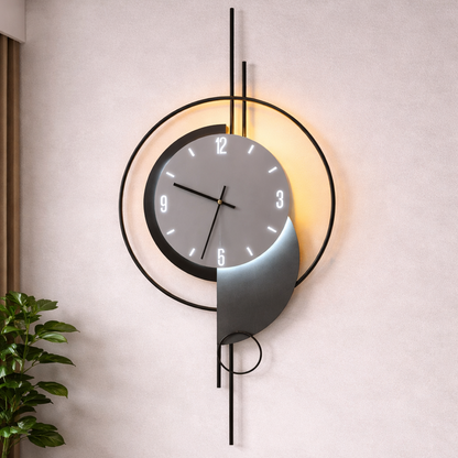 Luna dekoratívne nástenné LED svietidlo 83 W priemer 120 cm studené/neutrálne/teplé svetlo čierne