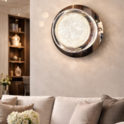 Luna dekoratívne nástenné LED svietidlo 83 W priemer 120 cm studené/neutrálne/teplé svetlo čierne