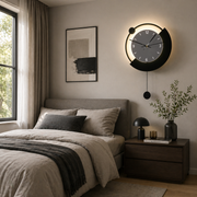 Luna dekoratívne nástenné LED svietidlo 83 W priemer 120 cm studené/neutrálne/teplé svetlo čierne