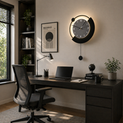 Luna dekoratívne nástenné LED svietidlo 83 W priemer 120 cm studené/neutrálne/teplé svetlo čierne