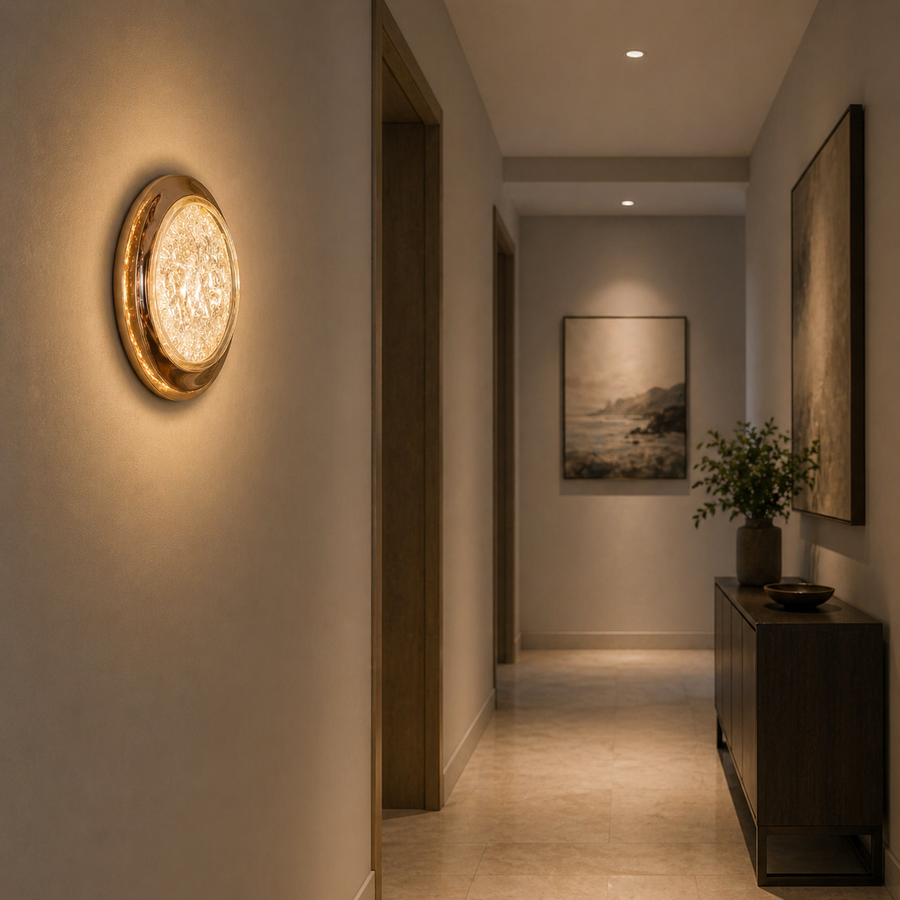 Luna dekoratívne nástenné LED svietidlo 83 W priemer 120 cm studené/neutrálne/teplé svetlo čierne