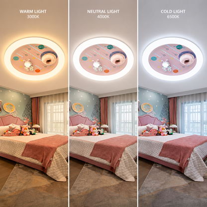 LED luster CONSTELATION 49W, Priemer 49cm, Studené/Teplé/Neutrálne svetlo, Biela Modrá