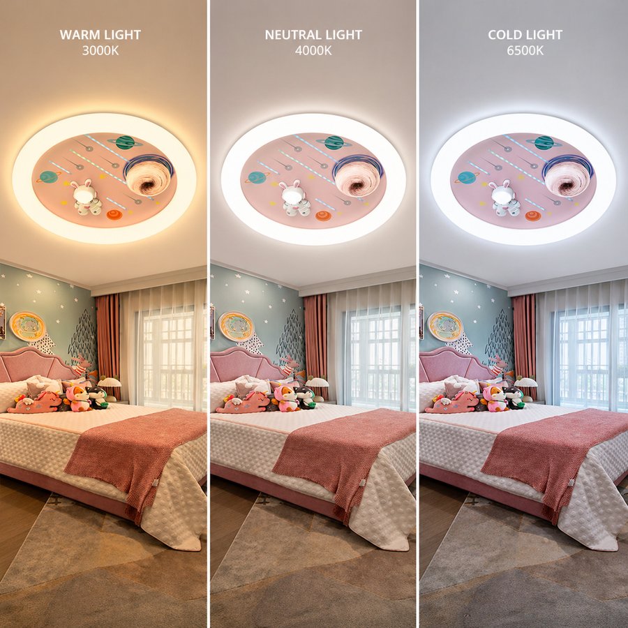 LED luster CONSTELATION 49W, Priemer 49cm, Studené/Teplé/Neutrálne svetlo, Biela Modrá