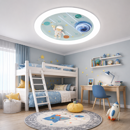 LED luster CONSTELATION 49W, Priemer 49cm, Studené/Teplé/Neutrálne svetlo, Biela Modrá
