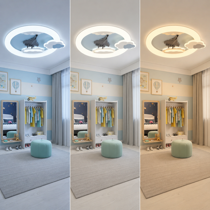 LED luster CONSTELATION 49W, Priemer 49cm, Studené/Teplé/Neutrálne svetlo, Biela Modrá