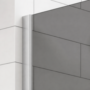 Paravan duș Walk-In 120x195 cm, sticlă securizată 8 mm, gri, profil metalic rezistent Dus Walk-in Default Title Alessandro Design