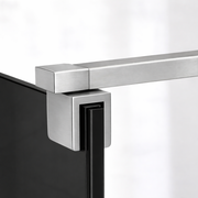 Paravan duș Walk-In 90x195 cm, sticlă securizată 8 mm, gri, profil metalic rezistent Dus Walk-in Default Title Alessandro Design