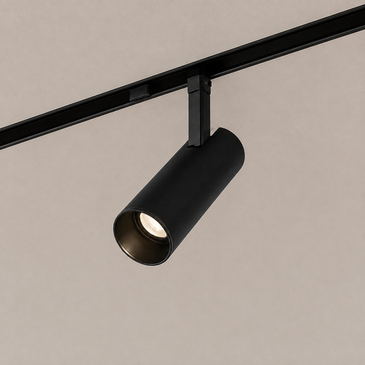 Proiector LED Magnetic CHIRCHIQ, Rotativ, Ø4.5cm, 10W, Lumina Neutra, Negru