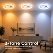 LED luster SKYForma Nexen, 61W, studené/teplé/neutrálne svetlo, čierny