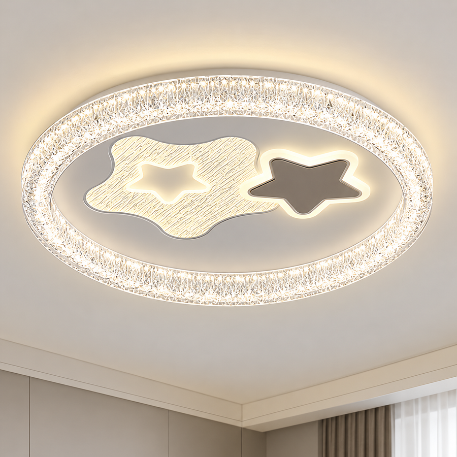 LED luster SKYForma Nexen, 61W, studené/teplé/neutrálne svetlo, čierny