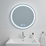 Okrúhle LED zrkadlo, 60 cm, Lucea Touch, Demister System, Stmievateľné