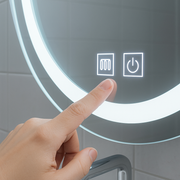 Okrúhle LED zrkadlo, 60 cm, Lucea Touch, Demister System, Stmievateľné
