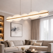 Závesný LED luster s diaľkovým ovládaním ISOTTA 105W, Studené/Teplé/Neutrálne svetlo 3000K/4000K/6000K, Stmievateľné, Nastaviteľná výška, Čierna a Strieborná, Kov a Krištáľ