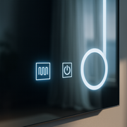 Obdĺžnikové LED zrkadlo, 50x70cm, Linea Touch, Demister System, Stmievateľné