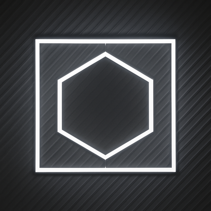 Honeycomb 1050 mm x 1200 mm LED šesťuholníky