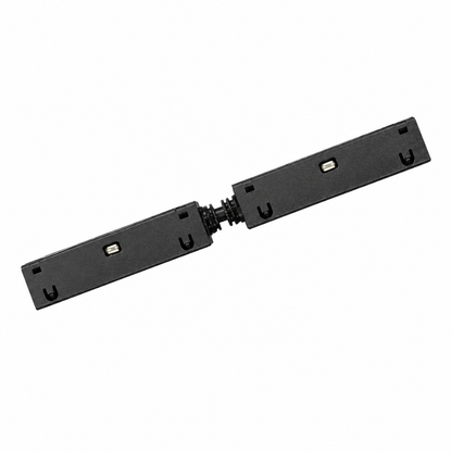 Conector Electric Drept Pentru Sina Magnetica NAVOI, Metal si Acrilic, Negru