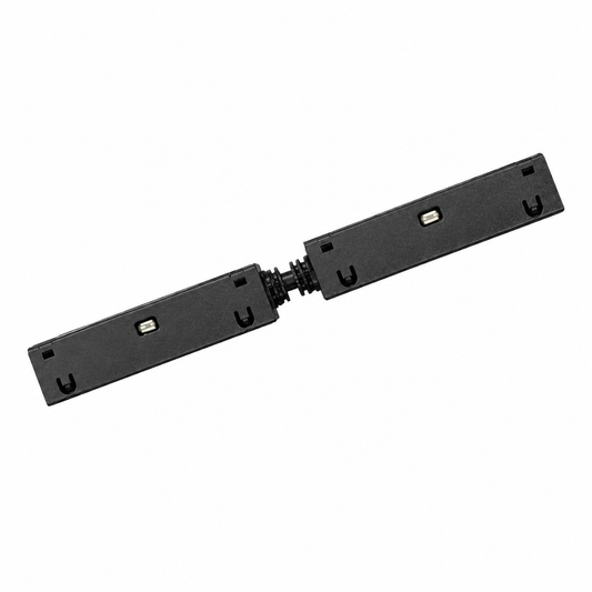 Conector Electric Drept Pentru Sina Magnetica NAVOI, Metal si Acrilic, Negru