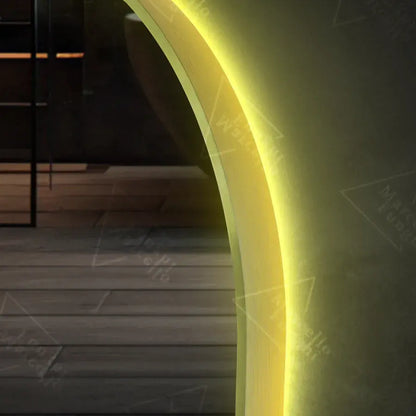 60x80cm oválne LED zrkadlo vracia systém Marcello Systém SMEABLE CLOCKOVÝ SYSTÉM