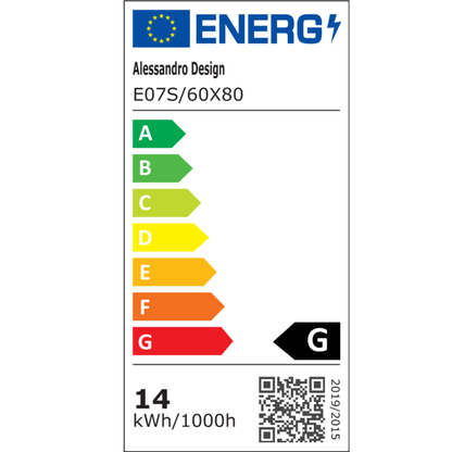 Obdĺžnikové LED zrkadlo, 80x60cm, Linea Touch, Demister System, Stmievateľné