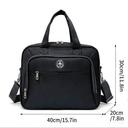 Geantă business laptop ASTANA, 40x20x30cm, Oxford, Negru