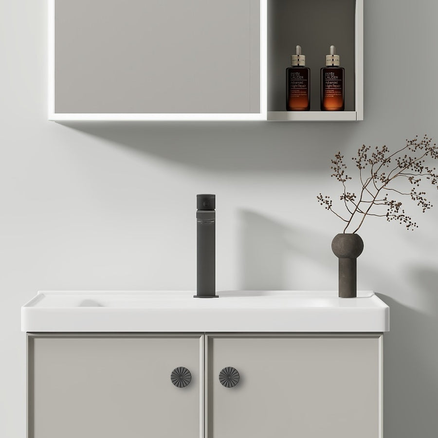 Ingrid skrinka s LED zrkadlom DBP123 80x70 biela