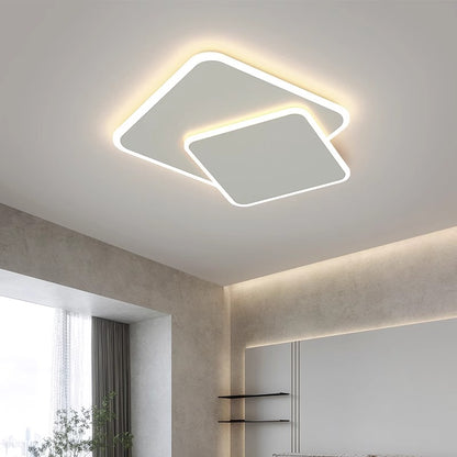 LED túžba s diaľkovým ovládaním Futura Angolo, 98 W, 2 štvorcami, studeného/horúce/neutrálne svetlo, nestabilné, biele