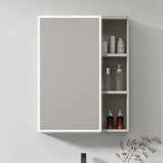 Ingrid skrinka s LED zrkadlom DBP123 80x70 biela