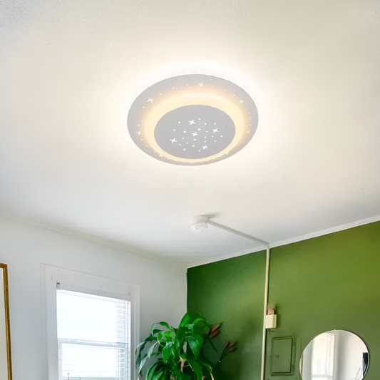 GUARELLA LED luster, 18W, studené/teplé/neutrálne svetlo, biela