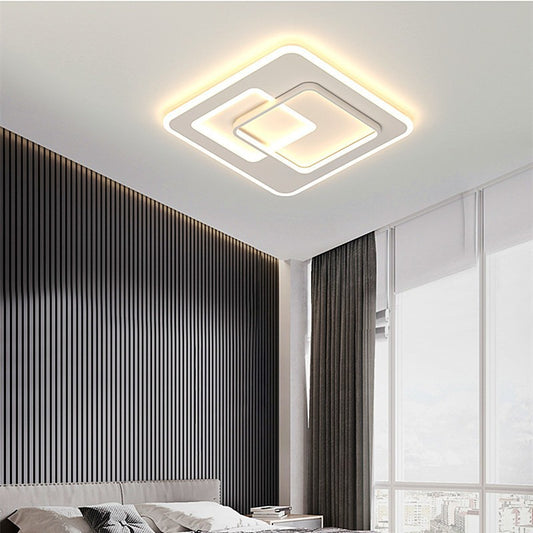 LED lulus s nolux pero, 120 W, 3 štvorce, studené/horúce/neutrálne svetlo, biele, biele