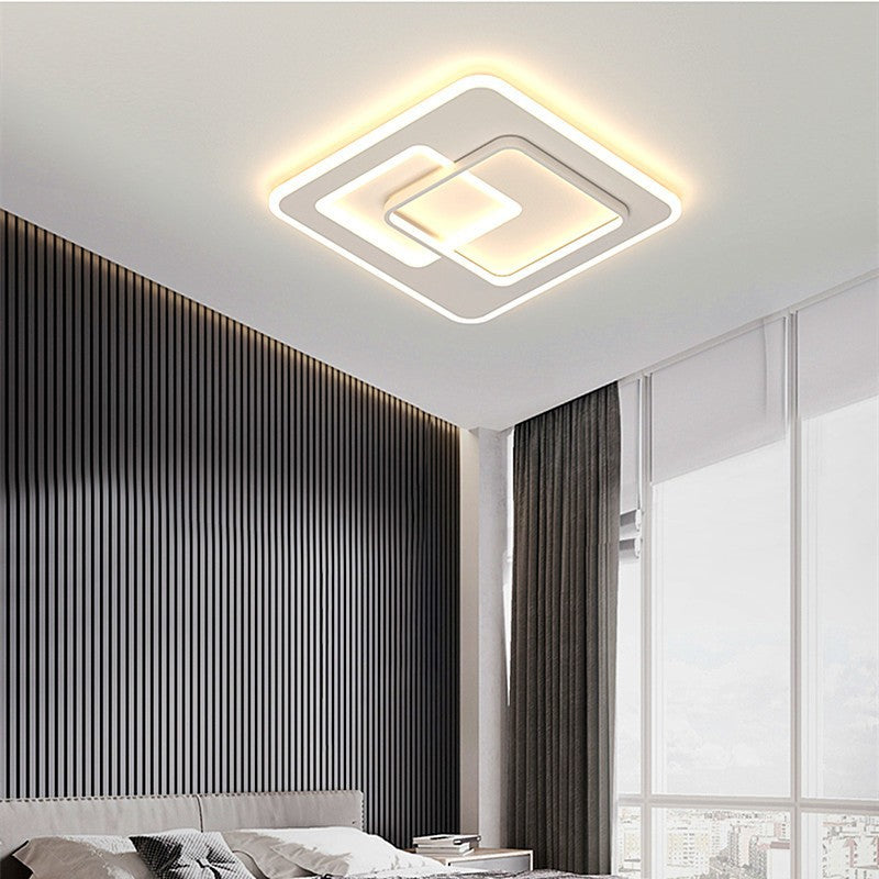 LED lulus s nolux pero, 120 W, 3 štvorce, studené/horúce/neutrálne svetlo, biele, biele