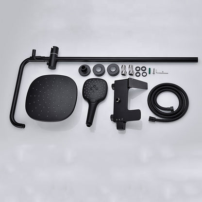 Sprchovací stĺpec, sanitárna mosadz, čierna, 9960h